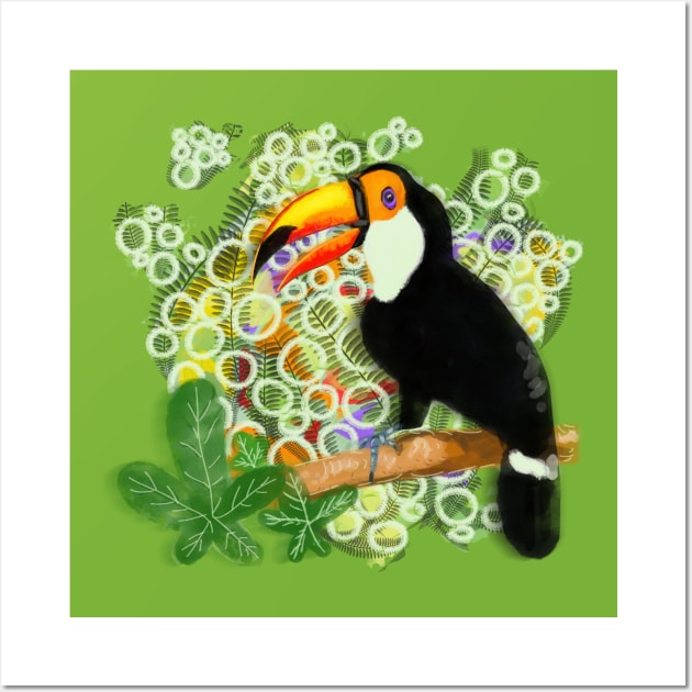 Artistic toucan Wall Art by Mimie20